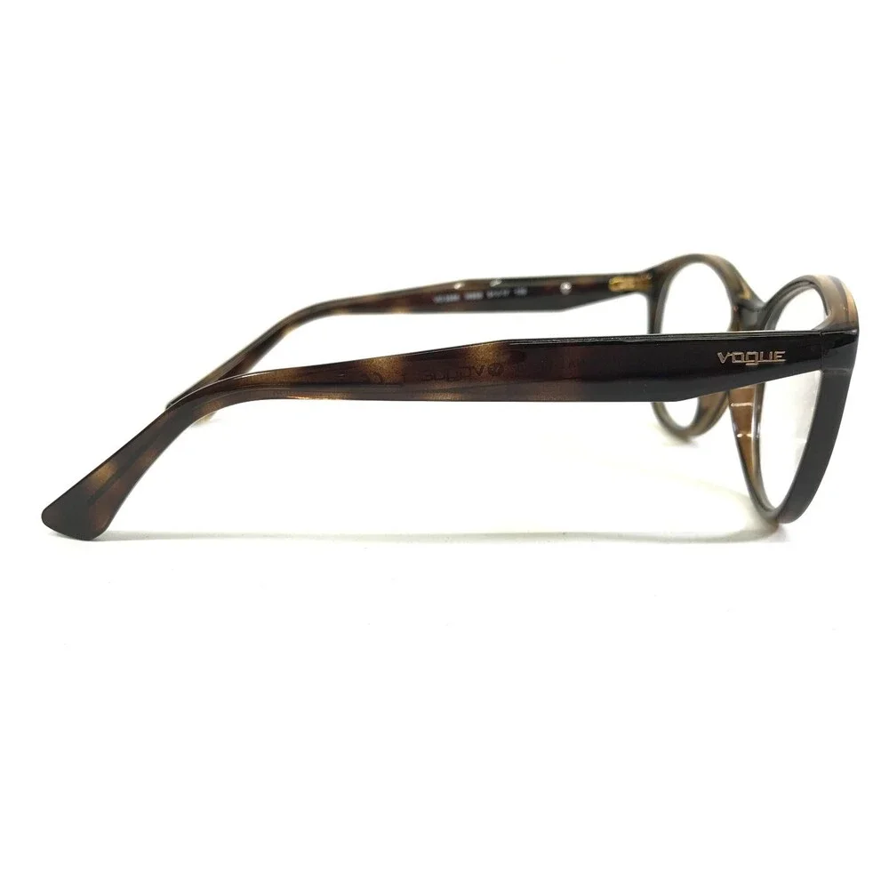 Vogue Eyeglasses Frames VO2988 W656 Brown Tortoise Round Adriana Lima 51-17-135